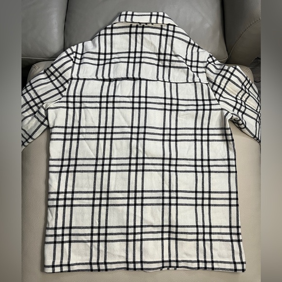 Zara Men’s Checkered Wool Blended Flannel Shirt - Size L - Picture 8 of 10